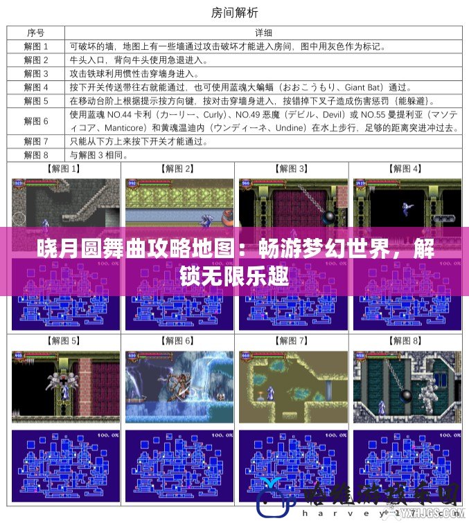 曉月圓舞曲攻略地圖：暢游夢幻世界，解鎖無限樂趣