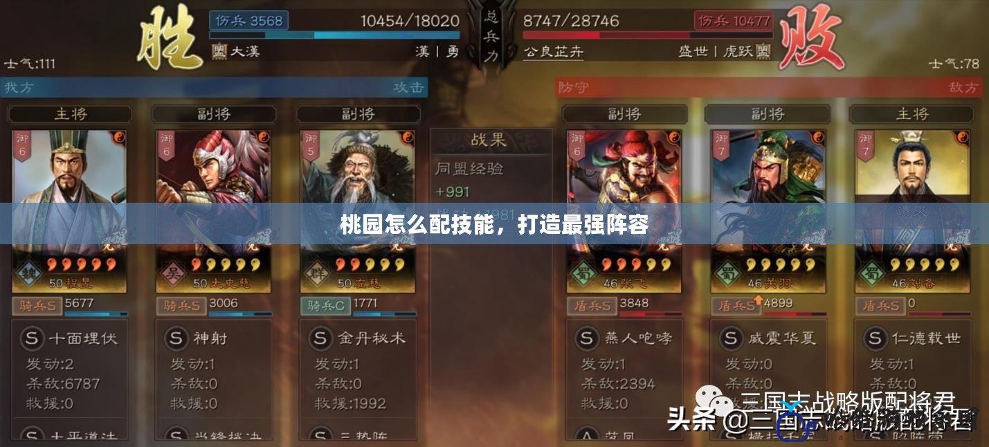 桃園怎么配技能，打造最強陣容