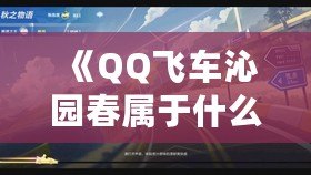 《QQ飛車沁園春屬于什么圖？揭秘這款經典賽道的精彩與挑戰》