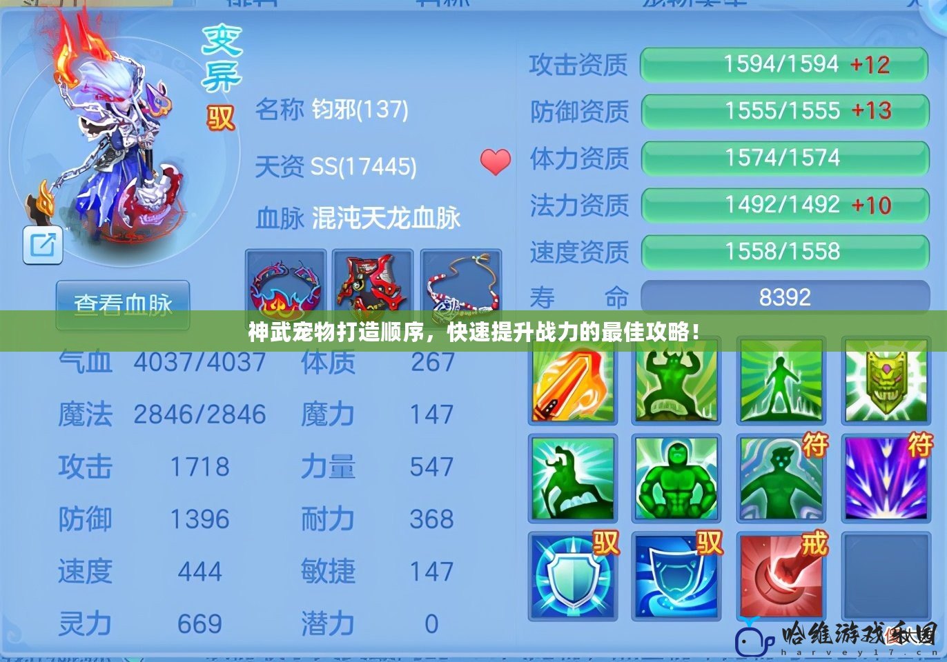 神武寵物打造順序，快速提升戰力的最佳攻略！