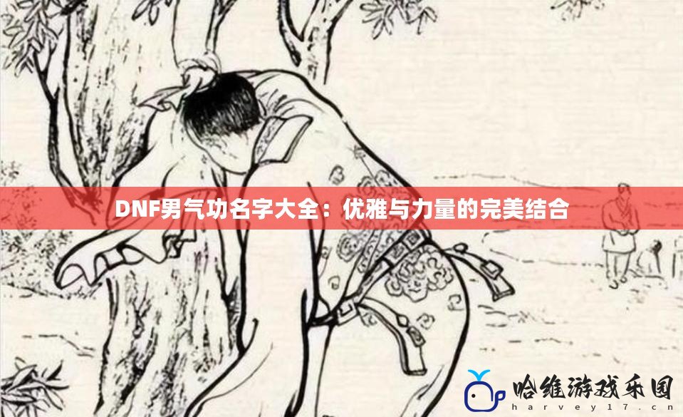 DNF男氣功名字大全：優(yōu)雅與力量的完美結(jié)合