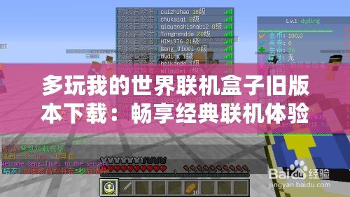 多玩我的世界聯機盒子舊版本下載：暢享經典聯機體驗