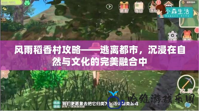 風(fēng)雨稻香村攻略——逃離都市，沉浸在自然與文化的完美融合中