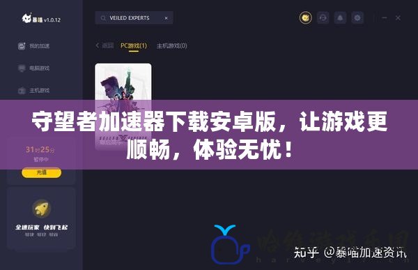 守望者加速器下載安卓版，讓游戲更順暢，體驗(yàn)無(wú)憂！