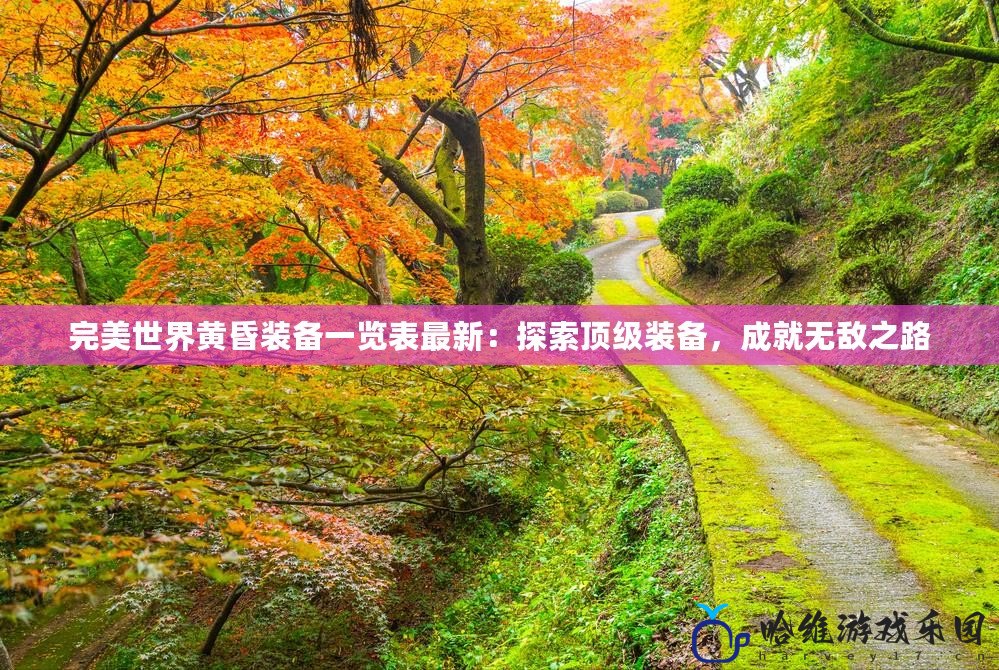 完美世界黃昏裝備一覽表最新：探索頂級裝備，成就無敵之路