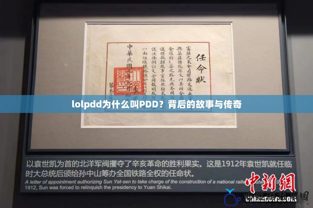 lolpdd為什么叫PDD？背后的故事與傳奇