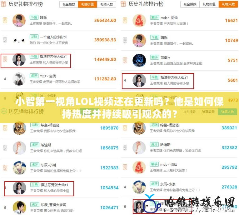 小智第一視角LOL視頻還在更新嗎？他是如何保持熱度并持續吸引觀眾的？