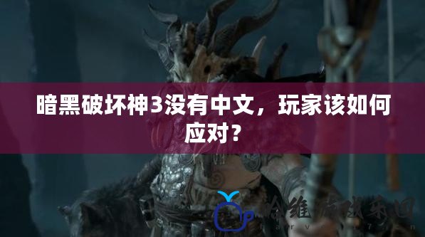 暗黑破壞神3沒有中文，玩家該如何應(yīng)對？