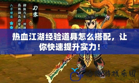 熱血江湖經驗道具怎么搭配，讓你快速提升實力！
