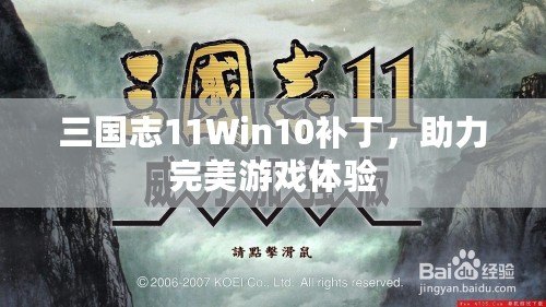 三國(guó)志11Win10補(bǔ)丁，助力完美游戲體驗(yàn)