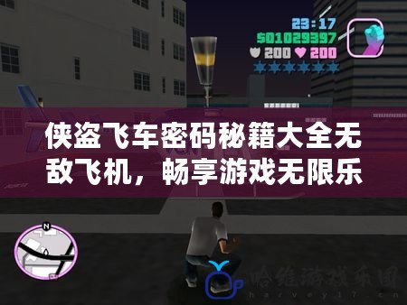 俠盜飛車密碼秘籍大全無敵飛機，暢享游戲無限樂趣！