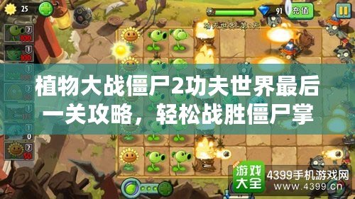 植物大戰僵尸2功夫世界最后一關攻略，輕松戰勝僵尸掌控功夫世界！
