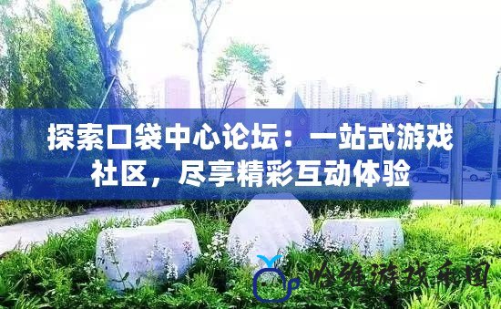 探索口袋中心論壇：一站式游戲社區，盡享精彩互動體驗