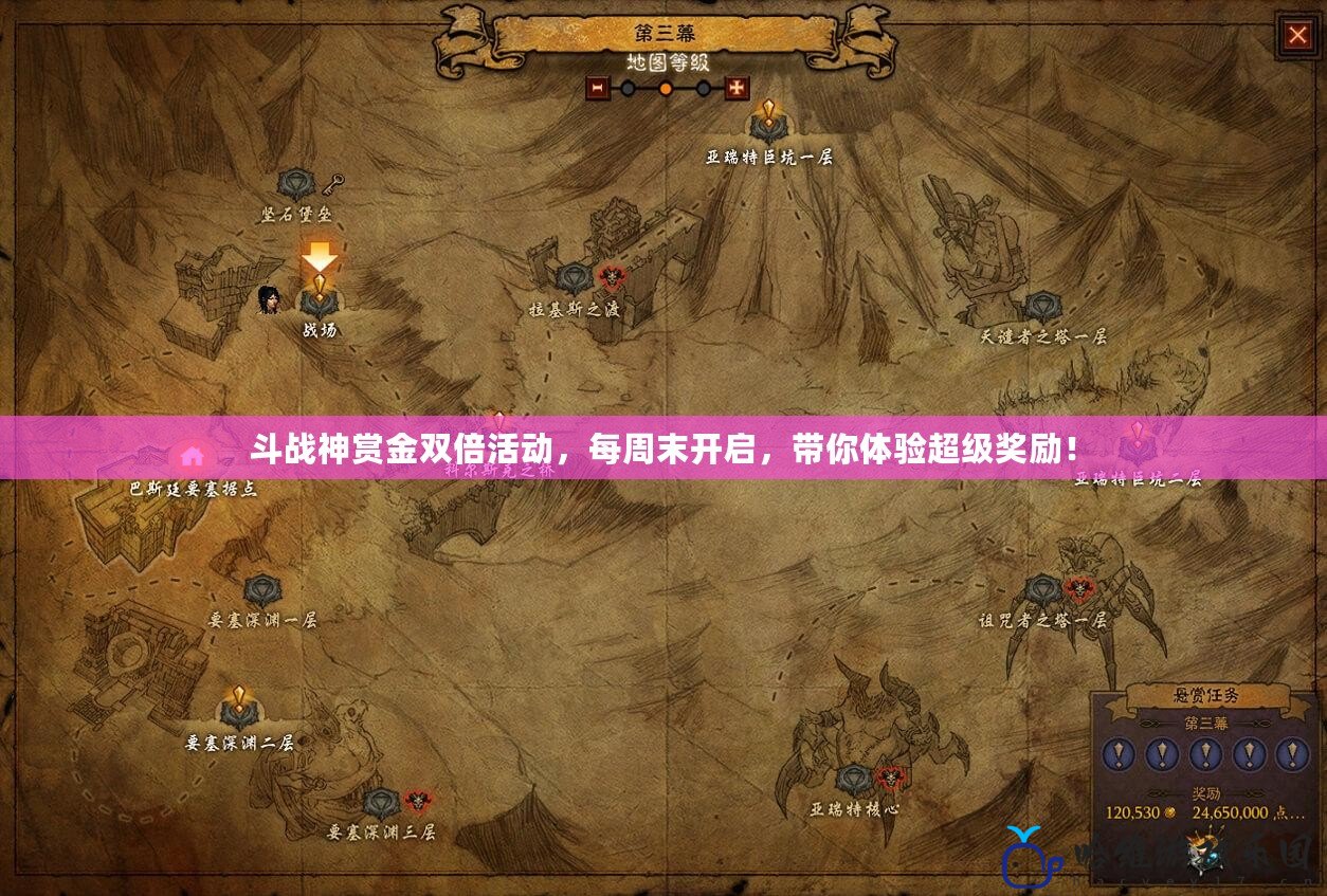 斗戰(zhàn)神賞金雙倍活動(dòng)，每周末開啟，帶你體驗(yàn)超級(jí)獎(jiǎng)勵(lì)！