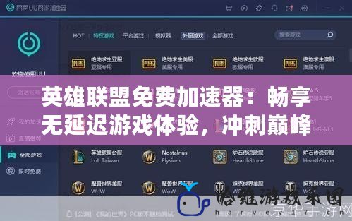 英雄聯(lián)盟免費加速器：暢享無延遲游戲體驗，沖刺巔峰競技！
